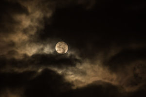 Cloudy Moon